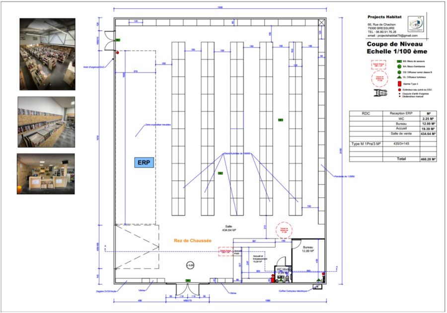 Plan de coupe PMR